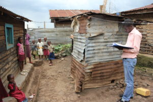 Any plans to start glamping would have to await research in to water and sanitation in Congolese slums.