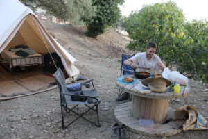 Ben arrives at Base Camp