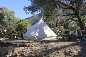 3 Life in a bell tent was fun