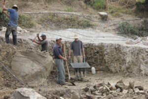 9 Clearing land for the top house