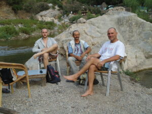 1. Volunteers at work.