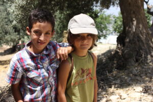 Finn and Yahyaa, old mates now.