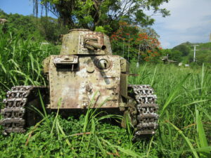 Lots of war relics in Bourgainville